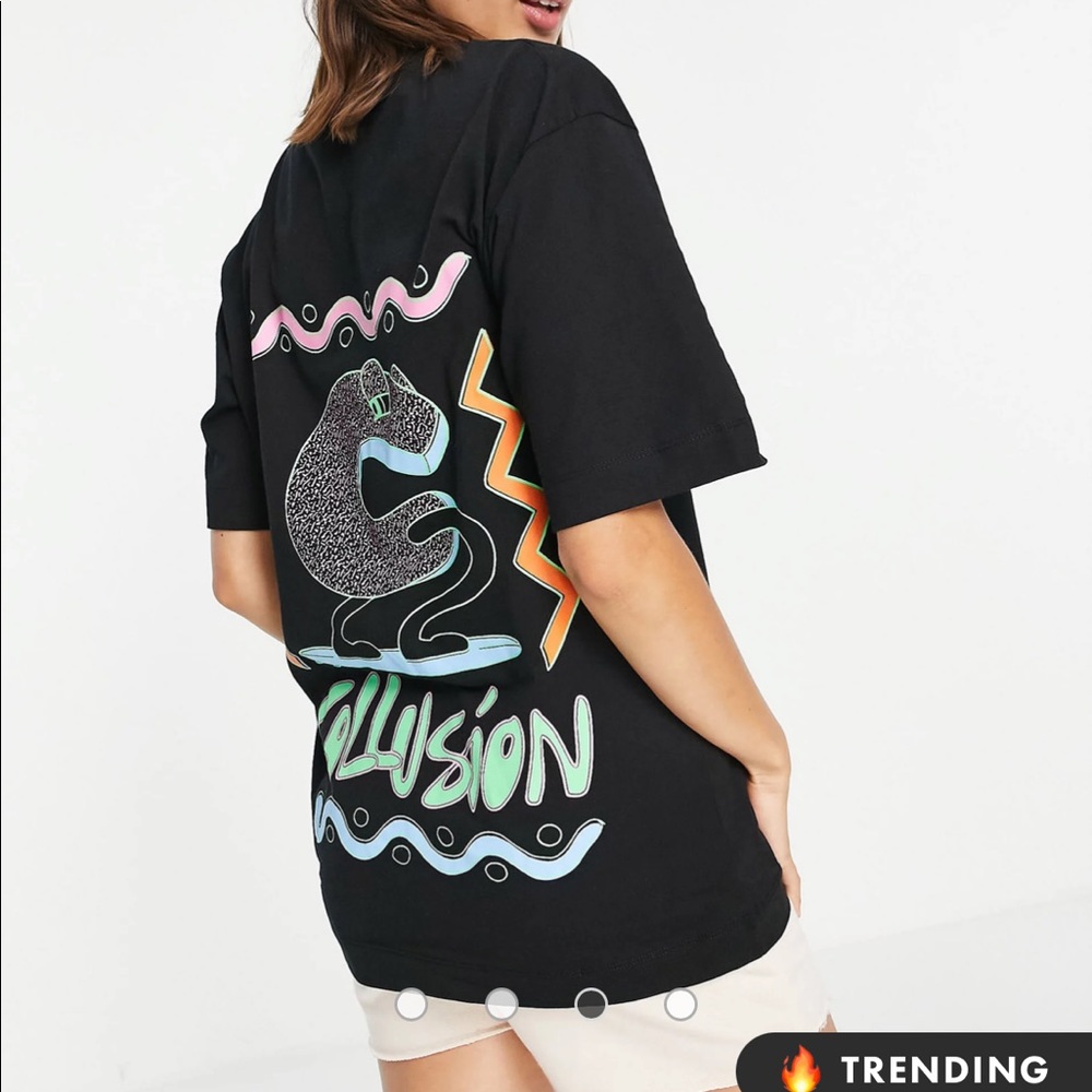 Graphic oversized tee